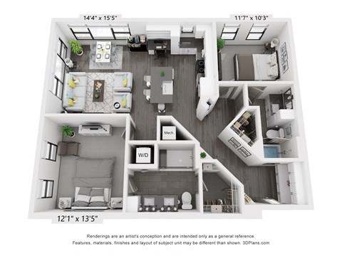 212 W Highland Mall Blvd Studio-2 Beds Apartment for Rent - Photo Gallery 27